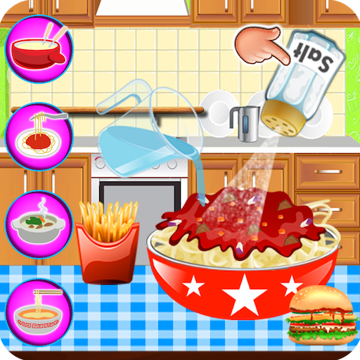 Noodles Cooking Kids Food Game logo