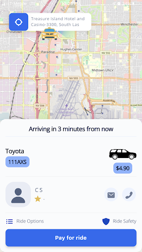 ChronoCab Rider Screen 3
