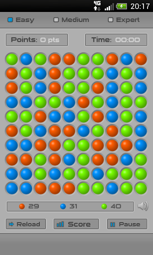 Android application Bubble Poke screenshort