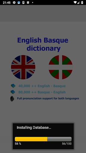 Basque dict - hiztegi Screen 2