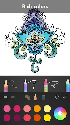 Mandala Coloring Book - Screenshot 3