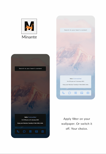 Minante: Minimal KLWP Screen 2