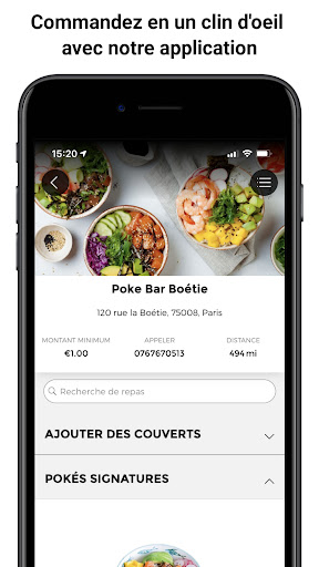 Android application Poké Bar France screenshort