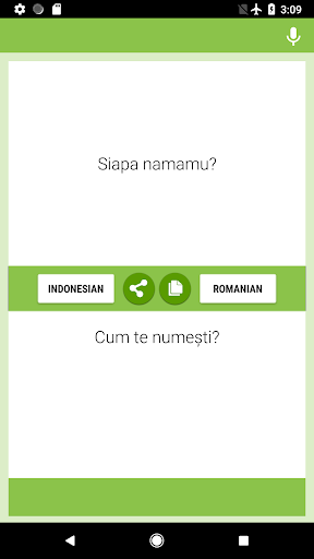 Android application Indonesian-Romanian Translator screenshort