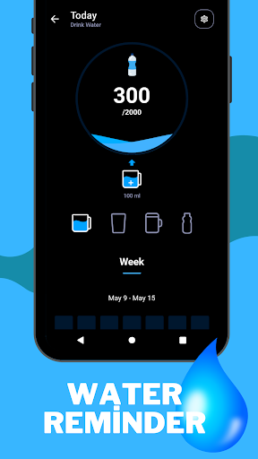 Step Counter - Water Reminder Screen 3