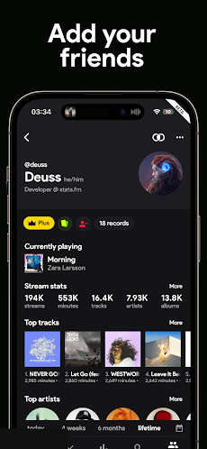stats.fm for Spotifyのおすすめ画像5