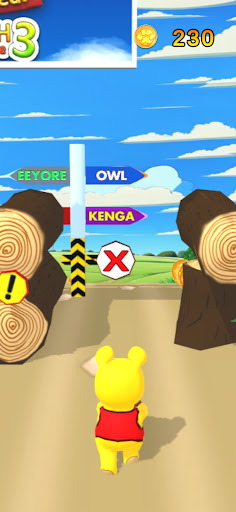Winnie-the-bear. Honey Run. Screen 2