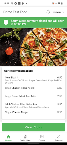Prime Fast Food Screen 2