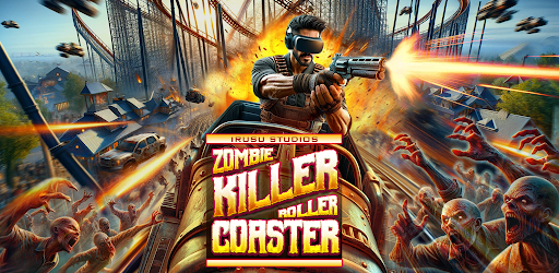 VR Zombie killer Rollercoaster Android app official cover banner