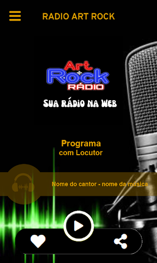 Android application Rádio Art Rock screenshort