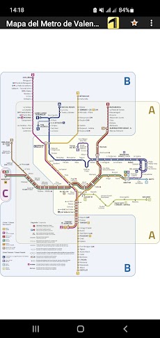 València Metro Mapのおすすめ画像1