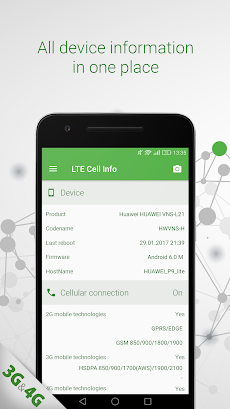 LTE Cell Info: 4G、3G、2G、WiFiのネットワークモニタのおすすめ画像1