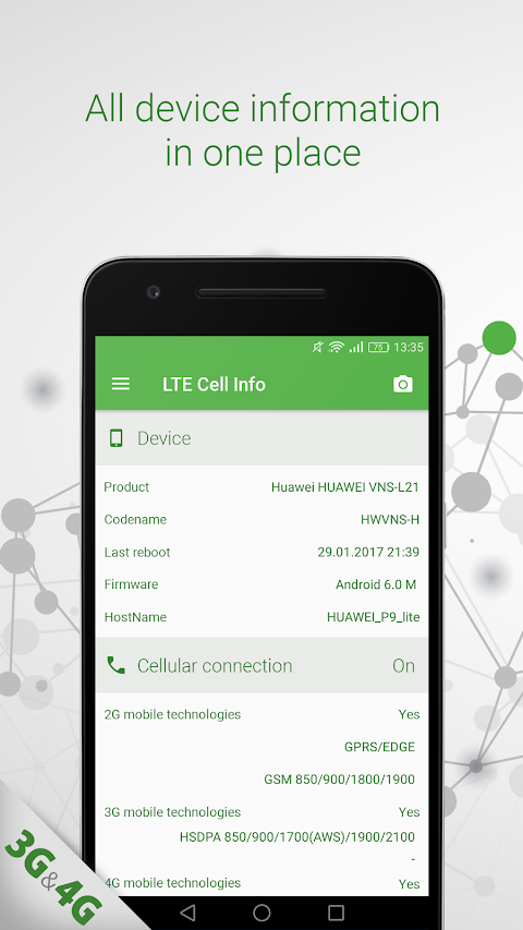 LTE Cell Info: 4G、3G、2G、WiFiのネのおすすめ画像1
