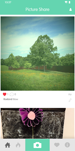 Android application Picture Share screenshort