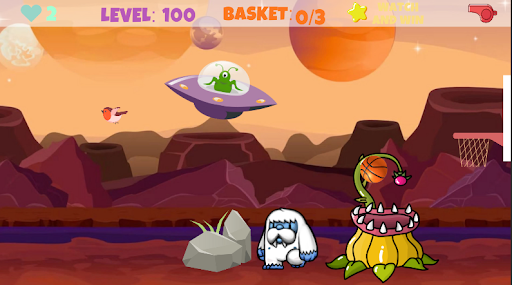 Android application Hard Basketball screenshort