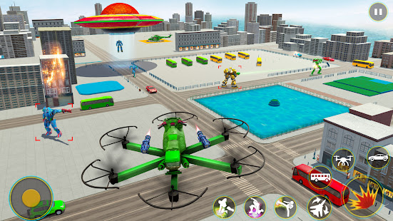 Bus Robot Car Drone Robot Game 1.3.3 APK screenshots 7