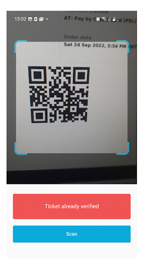 Aafno Ticket Organiser Screen 3