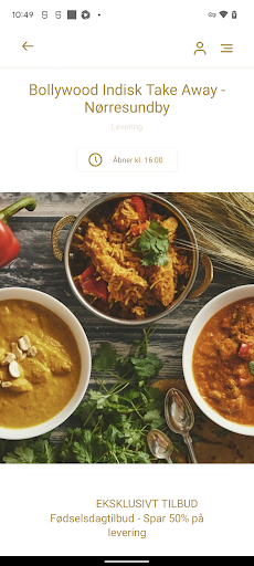 Android application Bollywood Indisk Take Away screenshort