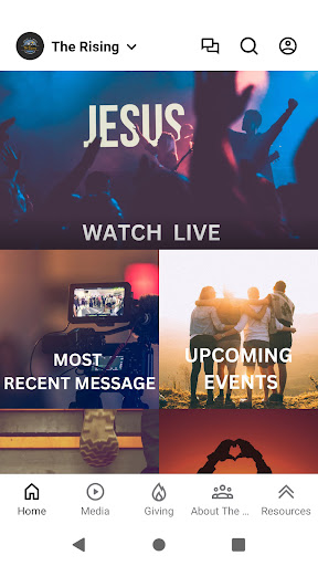 Android application The Rising Church Gunnison screenshort