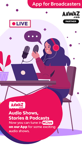Android application aawaz Partner App screenshort