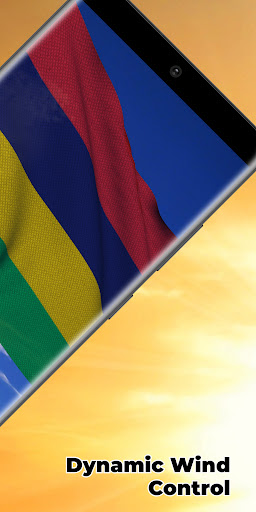 Mauritius Flag Live Wallpaper Screen 2