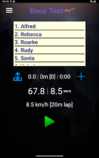 Beep Test Pro Screenshot