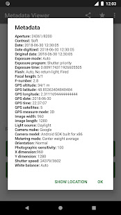 Photo Metadata Viewer u2013 View Exif Metadata 1.0.143 APK screenshots 2