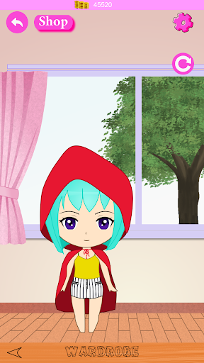 Chibi Anime Dress Up Game Screen 2
