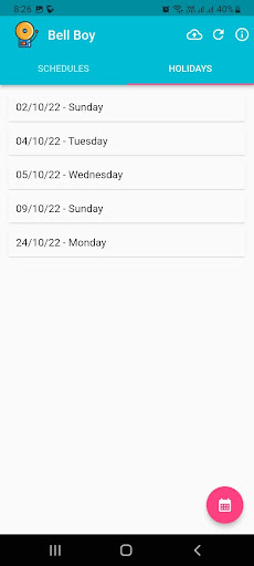BellBoy 1.2 - Gong Bell Timer Screen 2