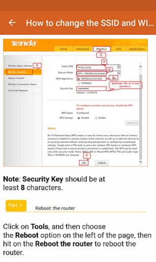 Tenda Wifi Router Setup Guide Screen 2