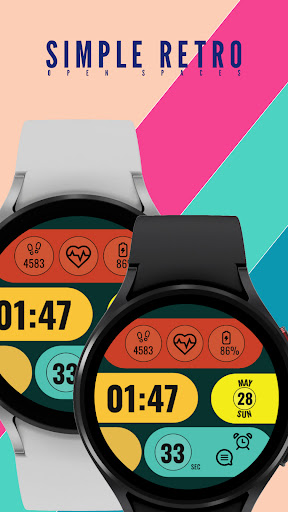 Simple Retro Watch Face Screen 2