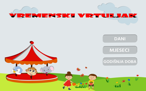 Android application ICT-AAC Vremenski vrtuljak screenshort