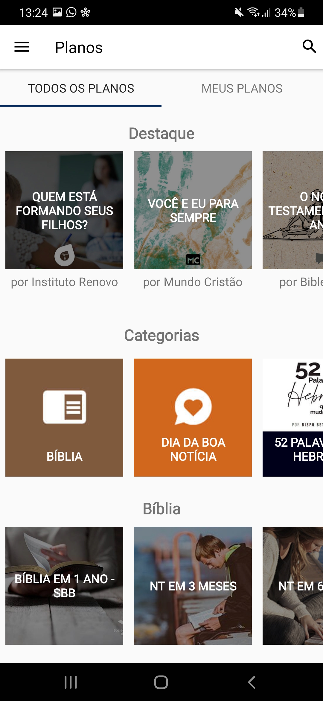 Android application Bíblia KJA Offline screenshort