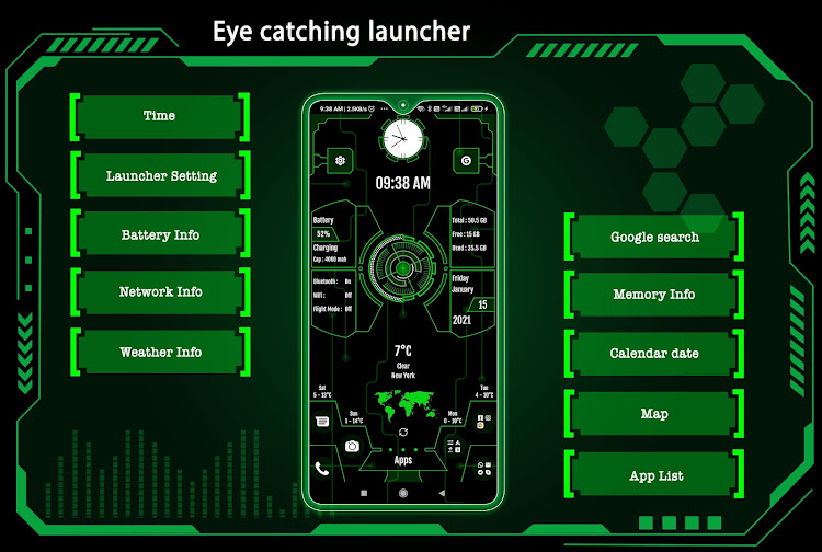 Eye catching launcher, Applock - 23.0 - (Android)