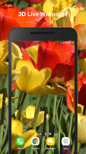 Android application Tulips Live Wallpaper screenshort