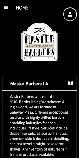 Master Barbers LA Screen 2