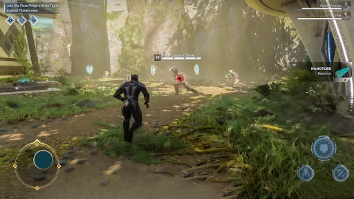 Android application Black Flying Panther SuperHero screenshort
