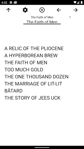 Android application Book, The Faith of Men screenshort