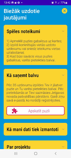 Izspēlē Jelgavas novadu! Screen 3