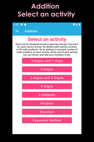 Math Facts Screen 2