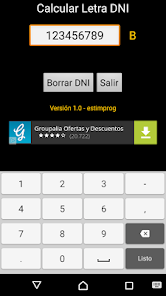 Screenshot 2 Letra DNI - NIE android