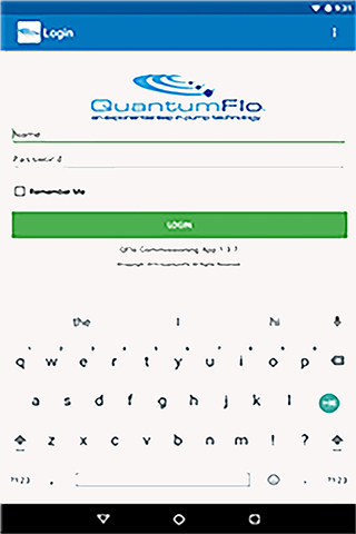 QuantumFlo Registration Screen 2