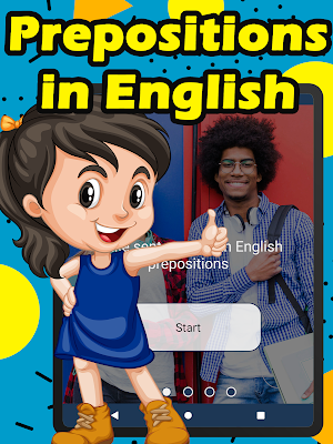 Learning English prepositions in sentences & words screenshot 6