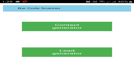 Barcode Scanner Screen 3