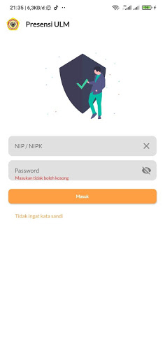 Android application Presensi Berbasis Mobile screenshort