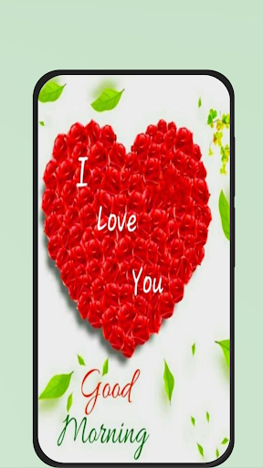 Android application good morning love pic screenshort