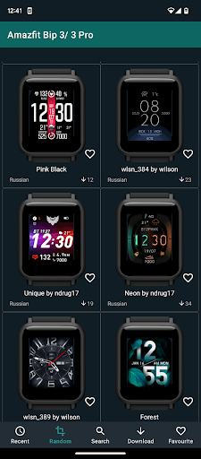 Watchfaces Amazfit Bip 3-5 and U