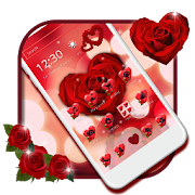 Wine Red Rose Theme  Icon