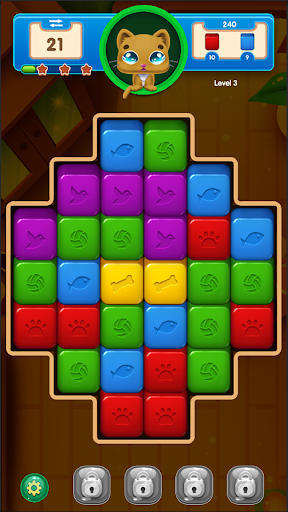 Kitty Blocks - Match 3 Puzzles Screen 2