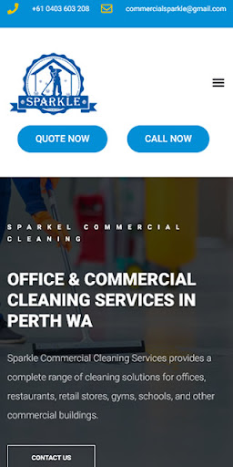 Android application Sparkle Commercial Cleaning screenshort